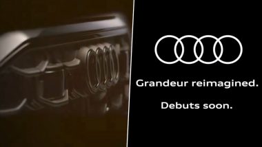 Audi Q8 Facelift Teased Ahead of Launch Slated on August 22 (Watch Video)