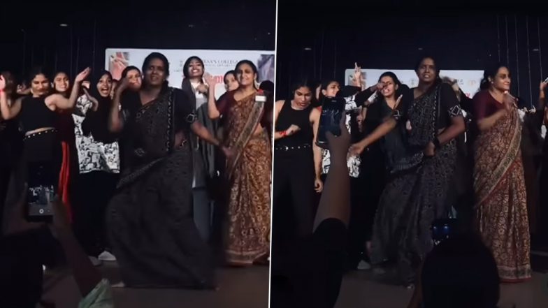 Ahead of Teachers’ Day 2024, Kerala Professor Arunima Devasish’s Energetic Dance on ‘Kala Chashma’ Is Winning the Internet (Watch Viral Video)