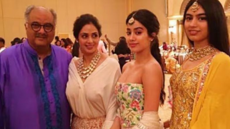 Sridevi 61st Birth Anniversary: Boney Kapoor Remembers Late Wife As His ‘Jaan’; Daughters Janhvi Kapoor and Khushi Kapoor Share Rare Photos in Honour of Their Mother