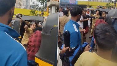 Mumbai Shocker: Autorickshaw Drivers Mercilessly Thrash Youth Outside Mankhurd Railway Station; Disturbing Video Surfaces