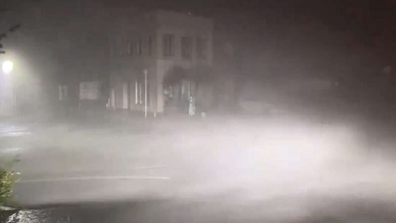 Typhoon Shanshan Hits Japan: Dozens Injured As Powerful Storm Unleash Havoc in Asian Country After Making Landfall Near Satsumasendai (Watch Videos)