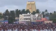 Aadi Amavasai 2024: Devotees Take Holy Dip, Offer &lsquo;Tarpan&rsquo; at Harbour Beach in Thoothukudi on the New Moon Day (Watch Videos)