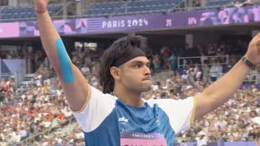 Paris Olympics 2024: Neeraj Chopra Qualifies for Men’s Javelin Throw Final With Monster First Throw of 89.34 m in Qualification Round