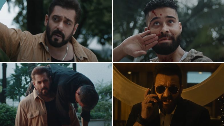 ‘Old Money’: Salman Khan Unleashes His ‘Bhai’ Mode As He Comes to AP Dhillon’s Rescue in This Punjabi Track Co-Starring Sanjay Dutt (Watch Video)