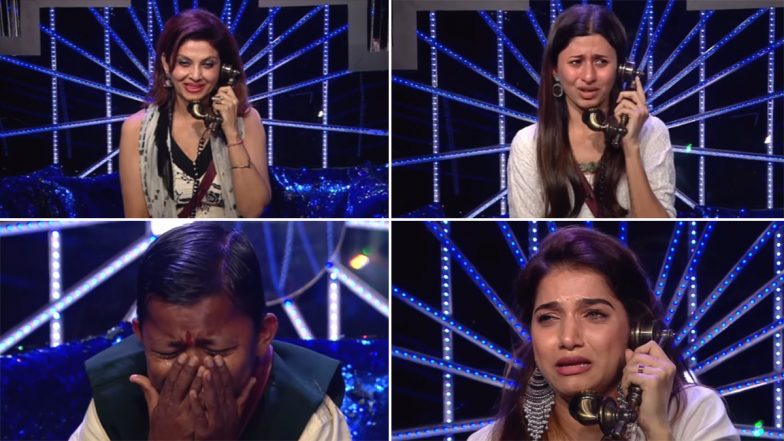 ‘Bigg Boss Marathi Season 5’: Varsha Usgaonkar, Arbaz Patel and Other Contestants Moved to Tears During Emotional Phone Calls With Their Families (Watch Video)