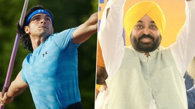 Punjab CM Bhagwant Mann Congratulates Neeraj Chopra for His Silver Medal Win at Paris Olympics 2024