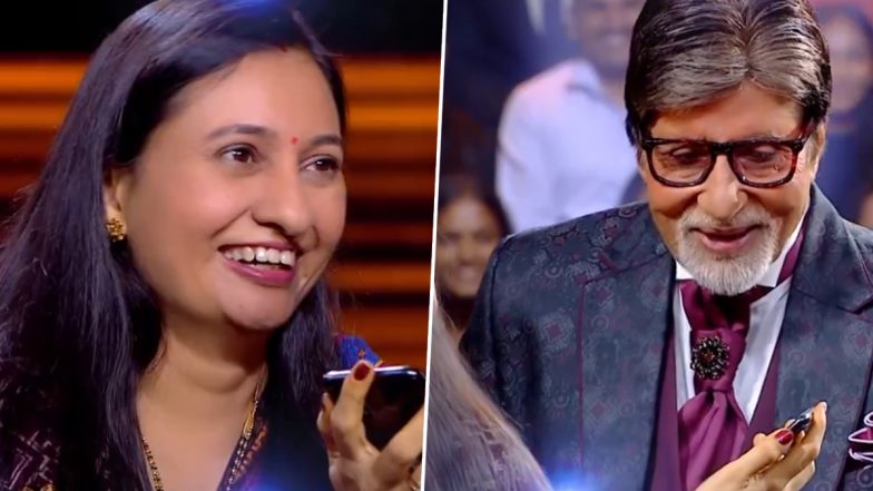 ‘Kaun Banega Crorepati 16’: Amitabh Bachchan Fulfills a Sweet Request From Contestant Dipali Soni, Records a Customised Caller Tune for Her (Watch Promo)