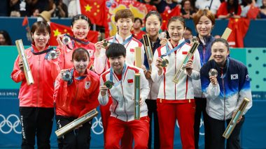 Paris Olympics 2024: China Grab 300th Olympic Gold Medal With Women’s Team Victory Against Japan in Table Tennis