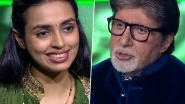 &lsquo;Kaun Banega Crorepati Season 16&rsquo;: Amitabh Bachchan Meets Contestant Simran Bajaj&rsquo;s &lsquo;Lucky Charm&rsquo; on KBC 16 Stage (Watch Video)