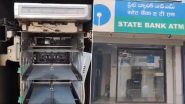 Anantpur ATM Theft: Robbers Spray Black Paint To Disable CCTV Cameras at SBI ATM, Flee With INR 29 Lakh (Watch Videos)