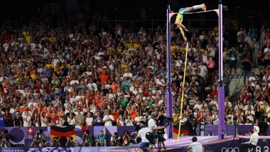 Sweden’s Armand Duplantis Reacts After Winning Pole Vault Gold Medal in Paris Olympics 2024, Says ‘Such an Out of Body Experience’