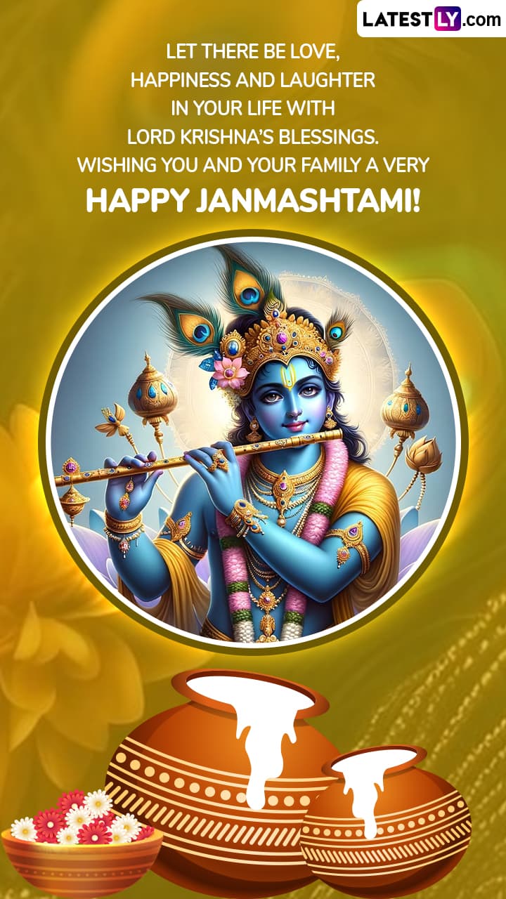 Krishna Janmashtami Images 2024: Messages and Greetings for Family and ...