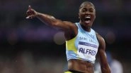 Julian Alfred Stuns Sha&rsquo;Carri Richardson To Win Gold Medal in Women&rsquo;s 100 M Sprint at Paris Olympics 2024, Wins First Olympic Medal For Saint Lucia