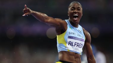 Julian Alfred Stuns Sha’Carri Richardson To Win Gold Medal in Women’s 100 M Sprint at Paris Olympics 2024, Wins First Olympic Medal For Saint Lucia