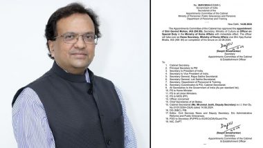 IAS Officer Govind Mohan Named Next Home Secretary