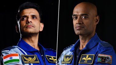 ‘Prime Astronaut’ for ISRO-NASA Mission: IAF’s Wing Commander Shubhanshu Shukla Picked As ‘Prime Astronaut’ for Indo-US Mission to Space Station, Prasanth Balakrishnan Nair As Back Up Pilot (See Pic)