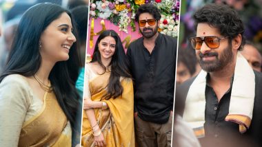 Prabhas Launches New Untitled Film With Hanu Raghavapudi in Hyderabad; Makers Drop Pictures From Pooja Ceremony