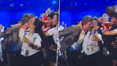 Tom Cruise Gets Kissed by Female Fan at Paris Olympics 2024; Netizens Label the Incident ‘Unpleasant’ (Watch Viral Video)