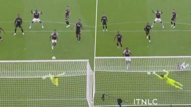 David Raya Pulls Off Miraculous Double Save During Aston Villa vs Arsenal Premier League 2024-25 Match as Gunners Record 2-0 Win at Villa Park (Watch Video)