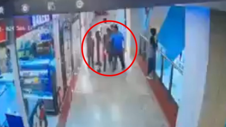 Ghaziabad Molestation Incident: Man Seen Inappropriately Touching Girl at World Square Mall; Shocking Video Surfaces