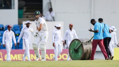 SA vs WI 2nd Test 2024: Aiden Markram’s Century Powers South Africa to 239-Run Lead Over West Indies After Day 2