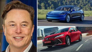 Elon Musk Reacts to Comparison Between 2024 Tesla Model 3 RWD and 2024 Toyota Camry by X User, Says ‘Big Difference’