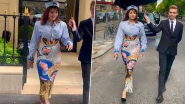 Urvashi Rautela Reacts After Troll Slams Her for Wearing ‘Mother Mary’ Photo Printed Dress at Paris Olympics 2024 (See Post)