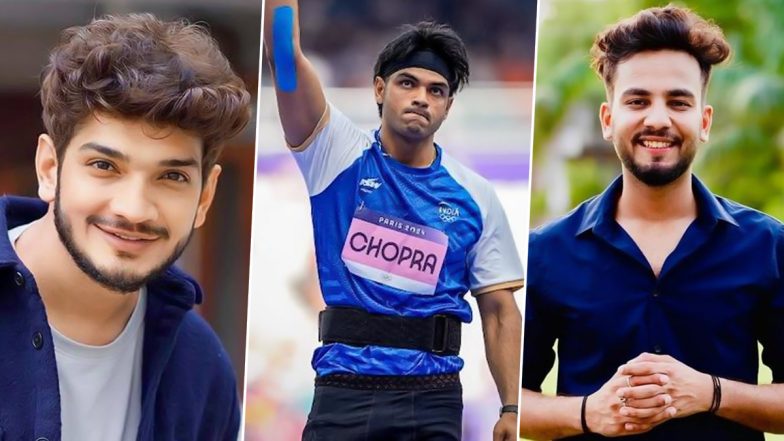 Neeraj Chopra Wins Silver Medal at Paris Olympics 2024: Munawar Faruqui, Elvish Yadav, Randeep Hooda & Others Extend Congratulatory Messages