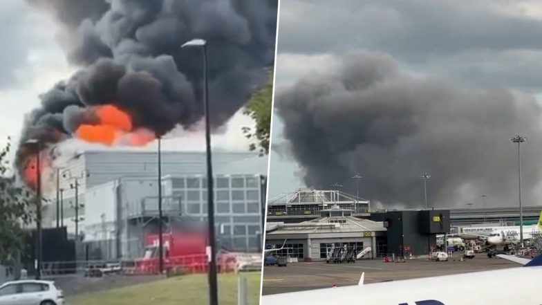 Ireland Fire: Blaze Erupts Near Dublin Airport, Video and Photos Shows Large Plume of Smoke