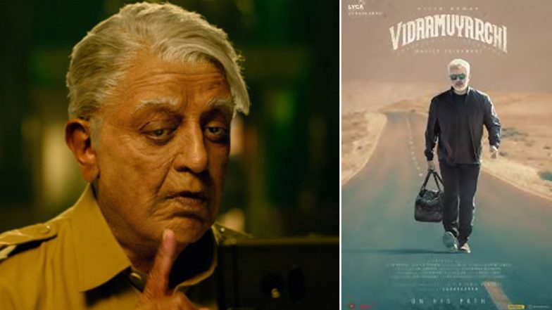 ‘Indian 2’: Ajith’s ‘Vidaamuyarchi’ Finds an Amusing Mention in Kamal Haasan’s Masala Potboiler, Did You Spot It? (Watch Video)