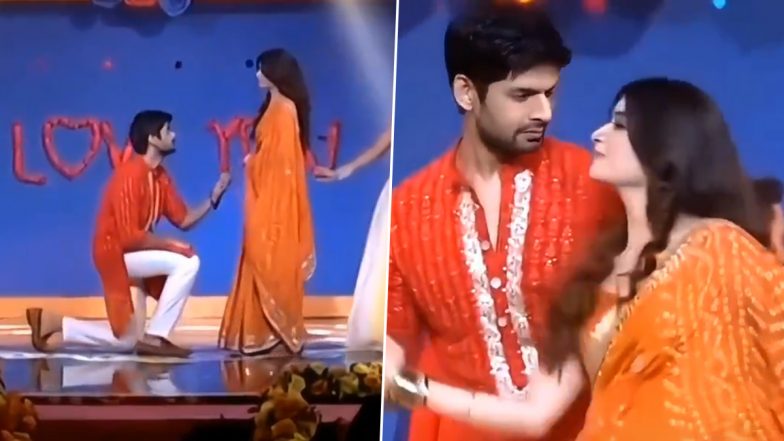 ‘Ghum Hai Kisikey Pyaar Meiin’: Rajat Proposes to Savi During Teej Special on Star Plus; Watch Video of #SaRaj’s Romantic Moment!