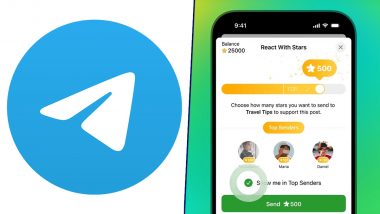 Telegram New Feature Update: Instant Messaging App Rolls Out Star Reactions and Super Channels Features; Check Details