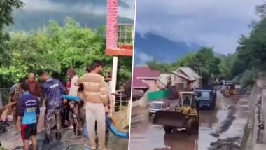 Cloudburst in Jammu and Kashmir: Srinagar-Leh Highway Closed After Cloudburst Triggers Mudslides in Ganderbal