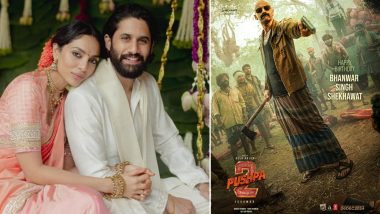 Entertainment News Roundup: Naga Chaitanya Gets Engaged to Sobhita Dhulipala; Fahadh Faasil’s Poster From ‘Pushpa 2’ Unveiled and More