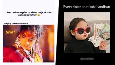 Raksha Bandhan 2024 Funny Memes and Jokes: Hilarious Posts, ROFL Videos, One-Liners and Puns Are Perfect To Remind Your Sibling For Rakhi Gifts