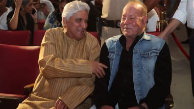 ‘Sholay’ Re-Release: Salim Khan and Javed Akhtar Attend Special Screening of Their Iconic Film at Regal Cinema in Mumbai (Watch Videos)