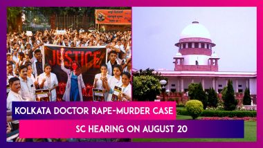 Kolkata Doctor Rape-Murder: Supreme Court Takes Suo Motu Cognizance of Incident, To Hear Matter on August 20