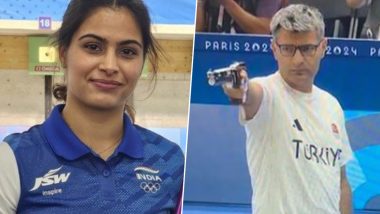 Paris Olympics 2024 Double Medallist Manu Bhaker Reacts To Turkish Shooter Yusuf Dikec's Viral Pose, Mentions Its Impact at Global Level, Says ‘Great To See Shooting Now Getting Attention’