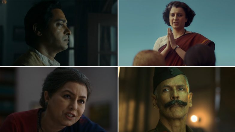 ‘Emergency’ Trailer: Kangana Ranaut’s Biopic on Former PM Indira Gandhi Captures the Darkest Era of Indian Democracy (Watch Video)