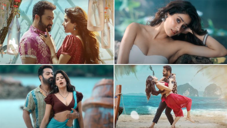 ‘Devara Part 1’ Song ‘Chuttamalle’: Jr NTR and Janhvi Kapoor’s Romantic Second Track Will Soothe Your Soul, Crooned by Shilpa Rao (Watch Lyrical Video)