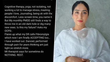 Neha Bhasin Diagnosed With Premenstrual Dysphoric Disorder (PMDD) and Fibromyalgia; Singer Shares Her Health Struggles Through Instagram