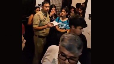 Noida Rave Party Busted: Police Bust ‘Rave Party’ at Supernova Residential Society in Uttar Pradesh, 39 University Students Detained (Watch Videos)