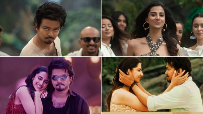 ‘The GOAT’ Song ‘Spark’: Thalapathy Vijay and Meenakshi Chaudhary’s Electrifying Dance Moves Are Highlight of This Peppy Number (Watch Lyrical Video)