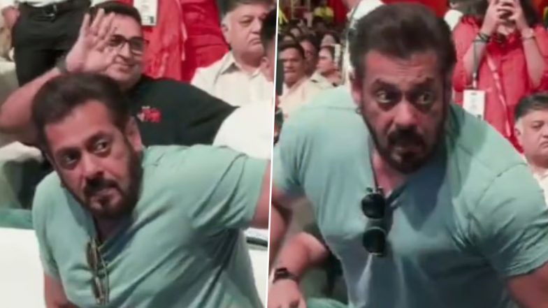 Salman Khan’s Rib Injury Raises Health Concerns as He Struggles to Stand Up at Event; Worried Fans Wish Him Speedy Recovery