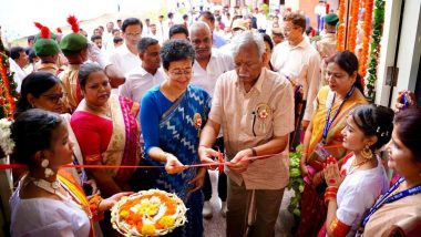 Delhi: Education Minister Atishi Inaugurates New Academic Block at Government School in Dilshad Garden (See Pics and Video)