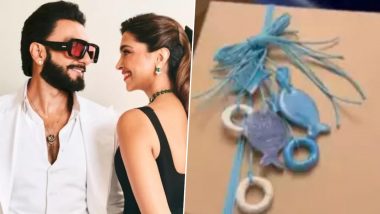 Are Deepika Padukone and Ranveer Singh Having a Baby Boy? Viral Pic of Couple’s ‘Blue’ Customised Gift Speculates on Baby's Gender