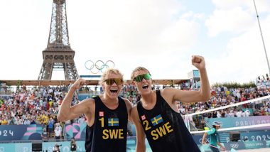 Paris Olympics 2024: Jump-Setting Swedes Beat Germany to Win Gold Medal in Olympic Beach Volleyball Event