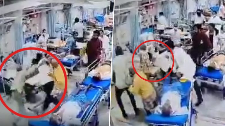 Tirupati: Patient Pulls Woman Junior Doctor’s Hair, Bangs Her Head On Bed’s Frame at SVIMS Hospital in Andhra Pradesh; Disturbing Video Surfaces