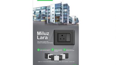 Business News | Schneider Electric Launches 'Miluz Lara' - a New Range of Switches and Sockets for Modern Indian Buildings and Homes