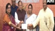 India News | Ex-BJD Leader Mamata Mahanta Joins BJP a Day After Resigning from Rajya Sabha